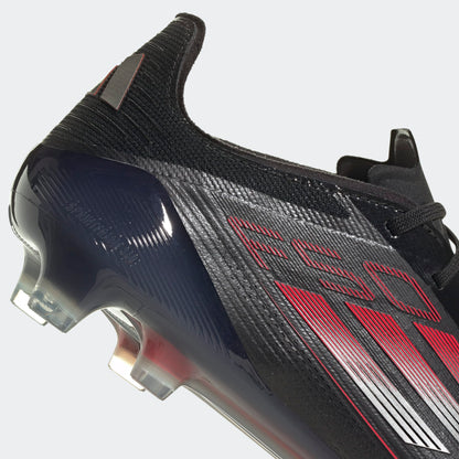 adidas F50 Elite FG Firm Ground - core black/iron met/lucid red