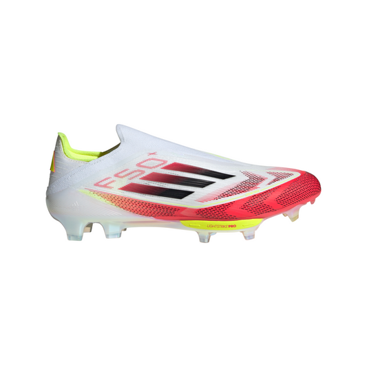 adidas F50 + FG Firm Ground Soccer Cleat  - White/ Black