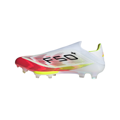 adidas F50 + FG Firm Ground Soccer Cleat  - White/ Black
