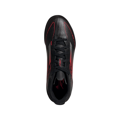 adidas F50 League TF Turf Junior - core black/iron met/lucid red