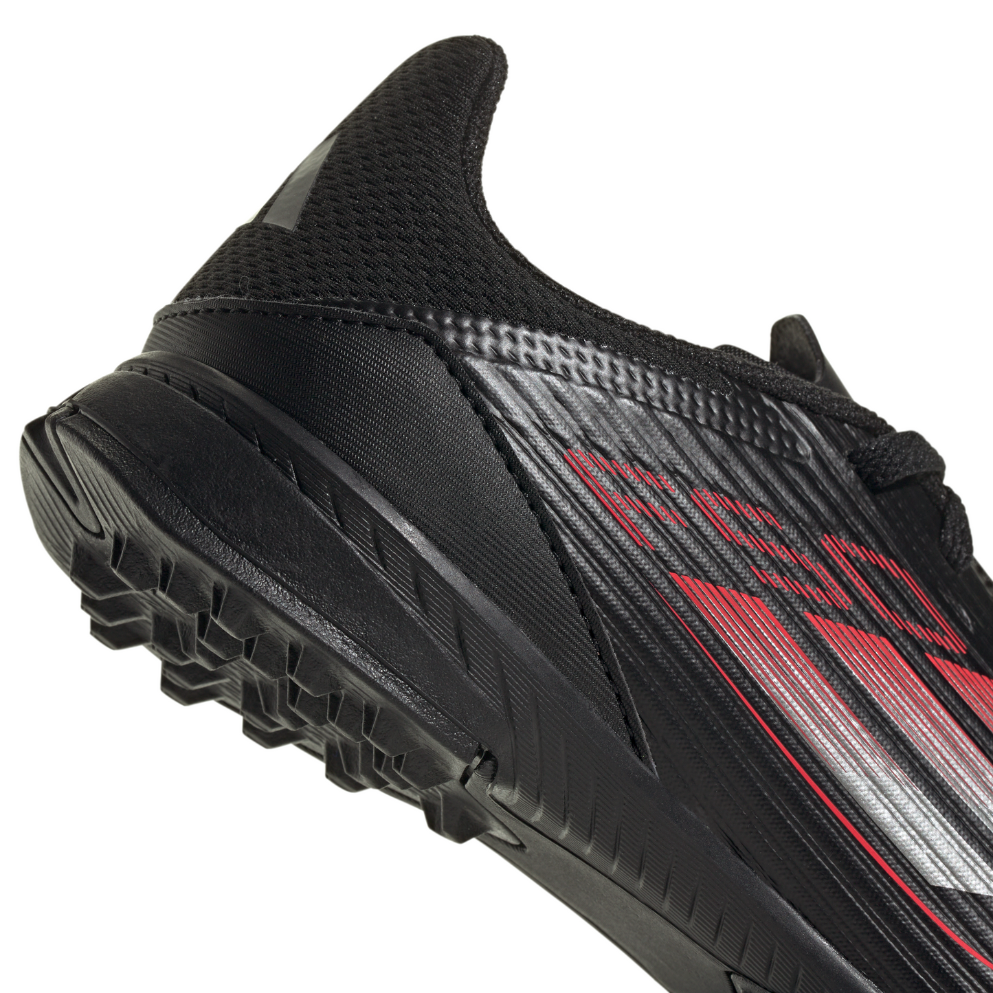 adidas F50 League TF Turf Junior - core black/iron met/lucid red