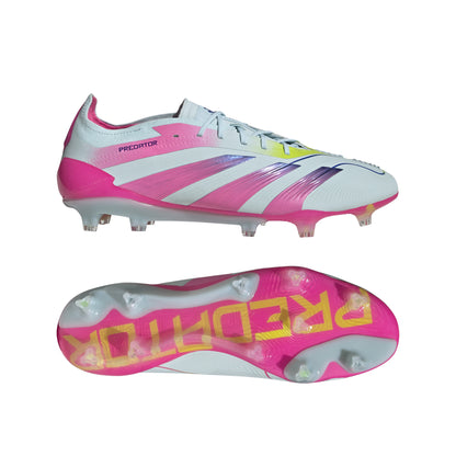 adidas Predator Elite FG Firm Ground Soccer Cleat - Almost Blue/ Lucid Pink/ Semi Solar Yellow (Copy)