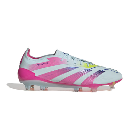 adidas Predator Elite FG Firm Ground Soccer Cleat - Almost Blue/ Lucid Pink/ Semi Solar Yellow (Copy)