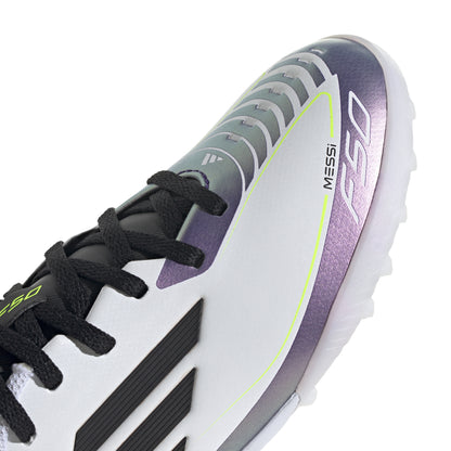 adidas F50 League TF J Messi- White/Purple