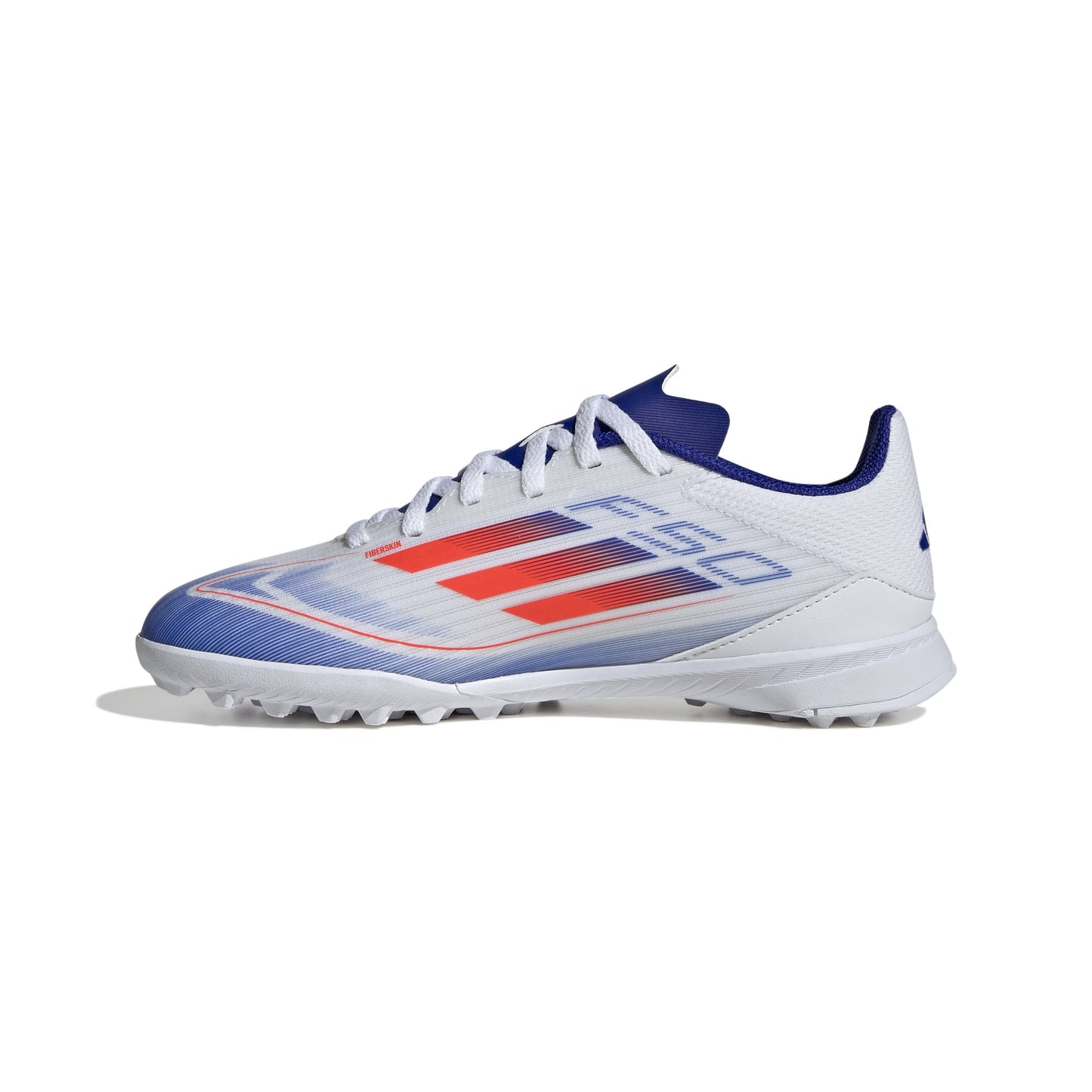 adidas F50 League TF J- Cloud White / Solar Red / Lucid Blue