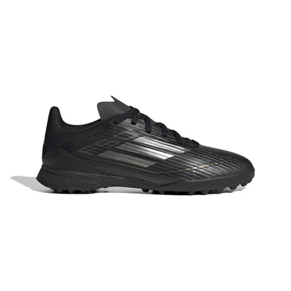 adidas F50 League TF Turf Shoes- Black/MetallicGold