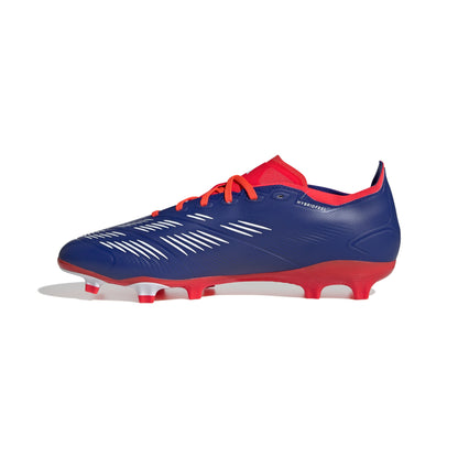 adidas Predator League FG Firm Ground Soccer Cleat - Lucid Blue / Cloud White / Solar Red