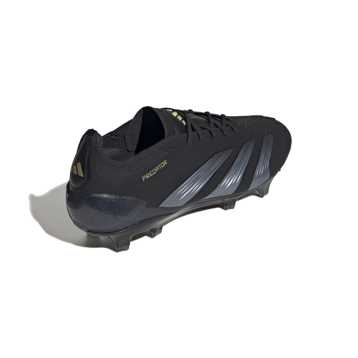 adidas Predator Elite FG Firm Ground Soccer Cleat - Core Black/Carbon/Gold Metallic