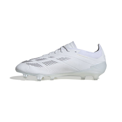 adidas Predator Elite FG Firm Ground Soccer Cleat -Cloud White / Gold Metallic / Cloud White