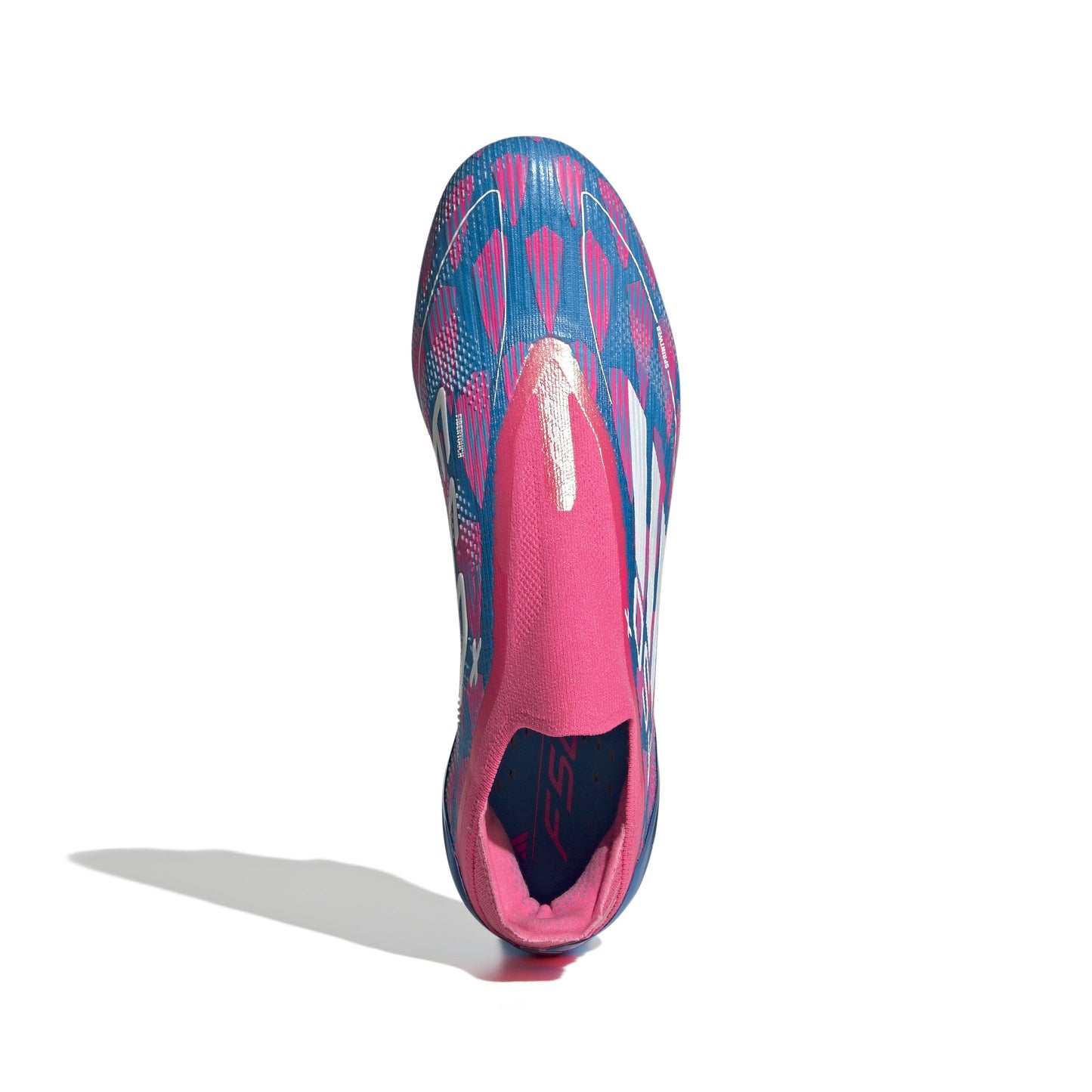 adidas F50 + FG Firm Ground Soccer Cleat  Solar Blue/ White/ Solar Pink