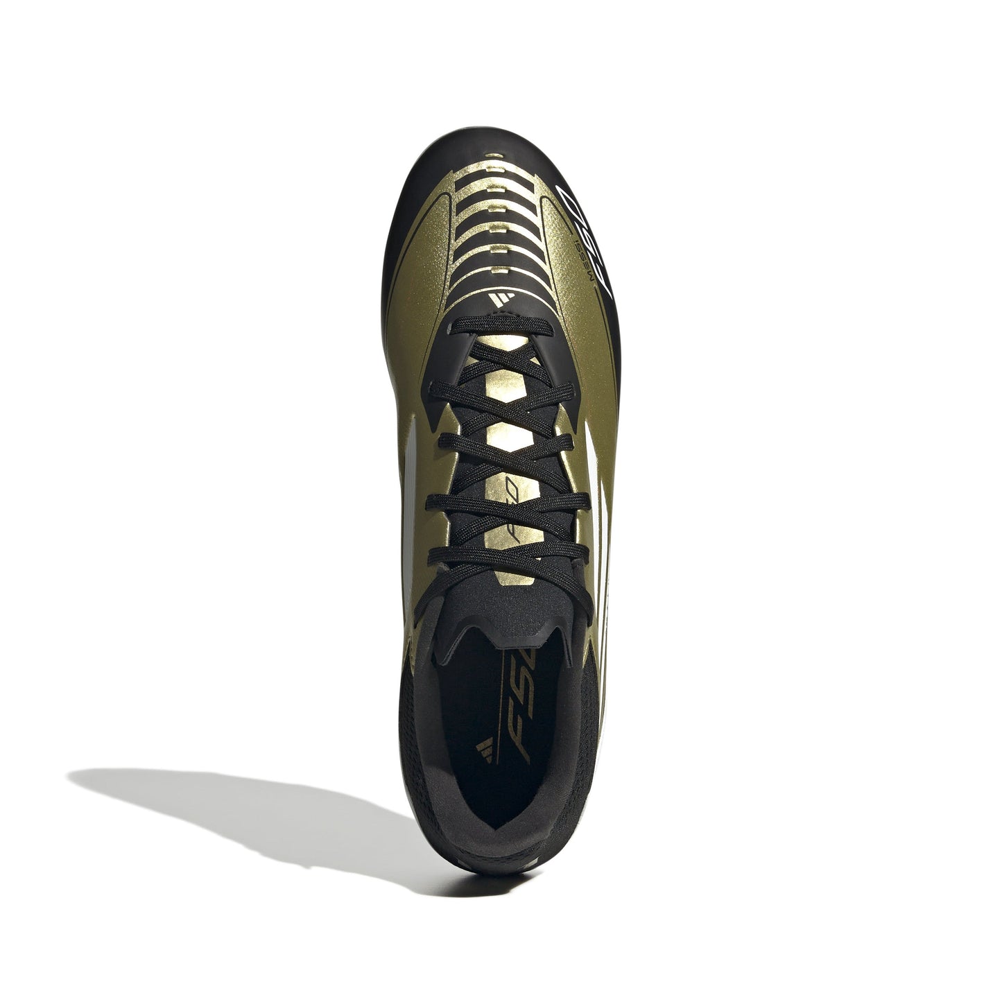 adidas F50 League FG/MG Messi-  Gold Metallic/Cloud Black/White