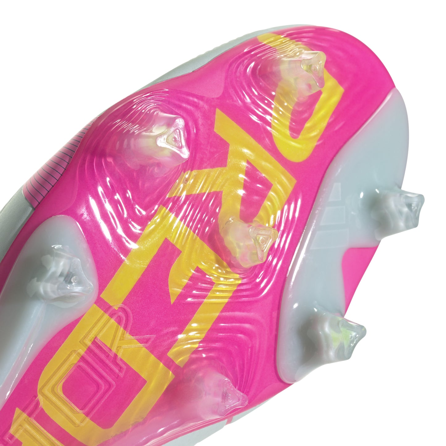 adidas Predator Elite Laceless FG Firm Ground Soccer Cleat - Almost Blue/ Lucid Pink/ Semi Solar Yellow