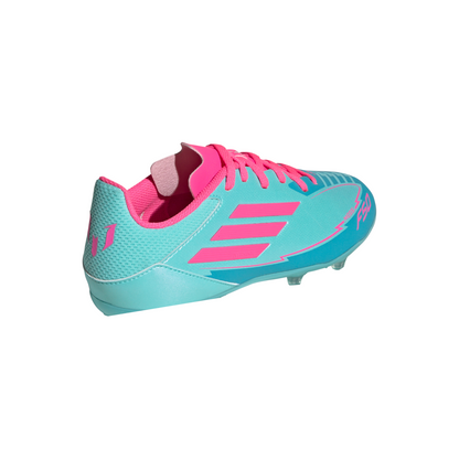 adidas Messi F50 League Junior FG -  Flash Aqua /Lucid Pink/Lucid Cyan