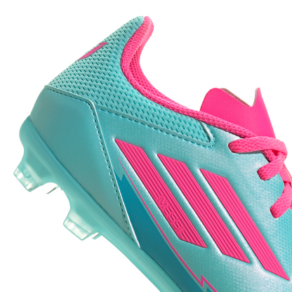 adidas Messi F50 League Junior FG -  Flash Aqua /Lucid Pink/Lucid Cyan