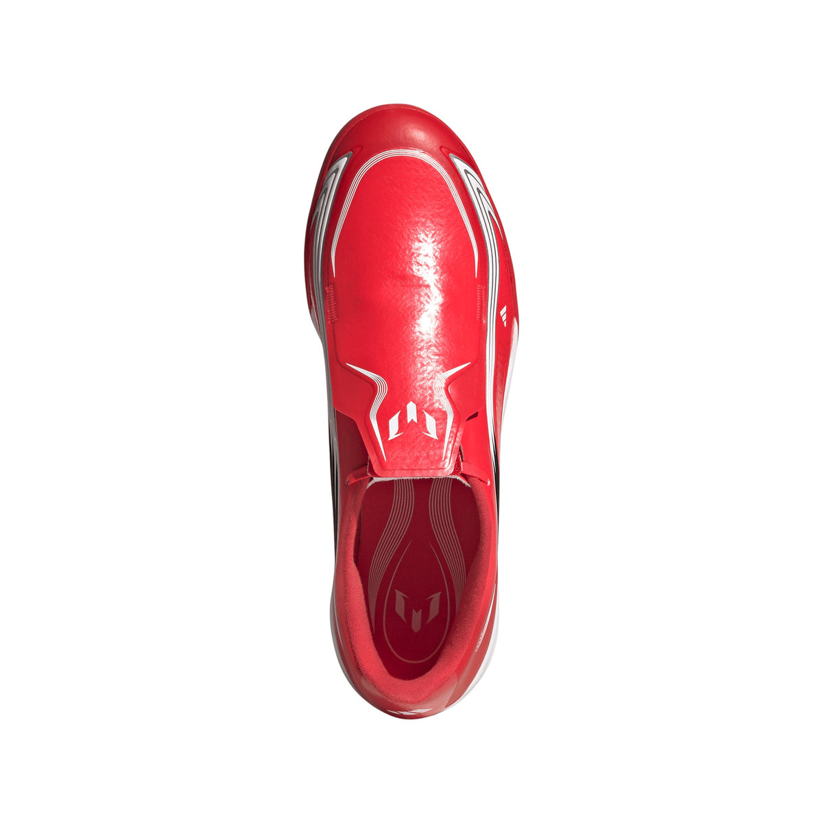 adidas F50 Messi League TF Turf Soccer Shoes - Lucid Red/ Core Black/ Pure Ruby