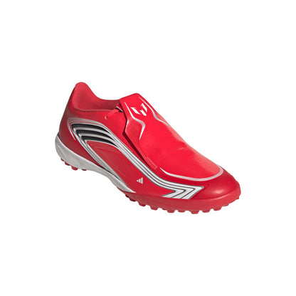 adidas F50 Messi League TF Turf Soccer Shoes - Lucid Red/ Core Black/ Pure Ruby