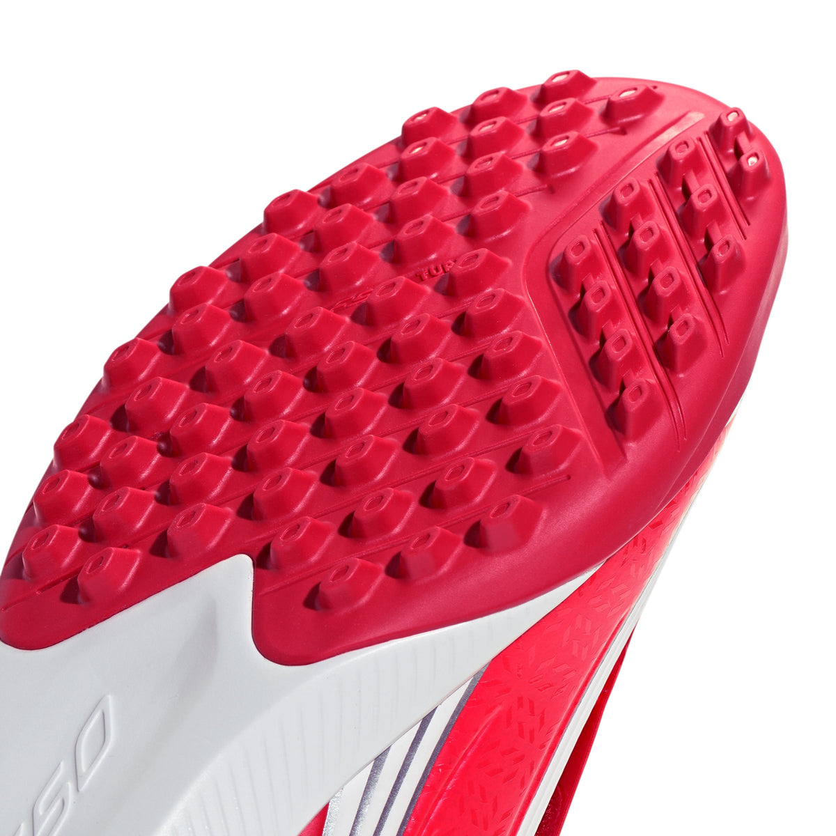adidas F50 Messi League TF Turf Soccer Shoes - Lucid Red/ Core Black/ Pure Ruby
