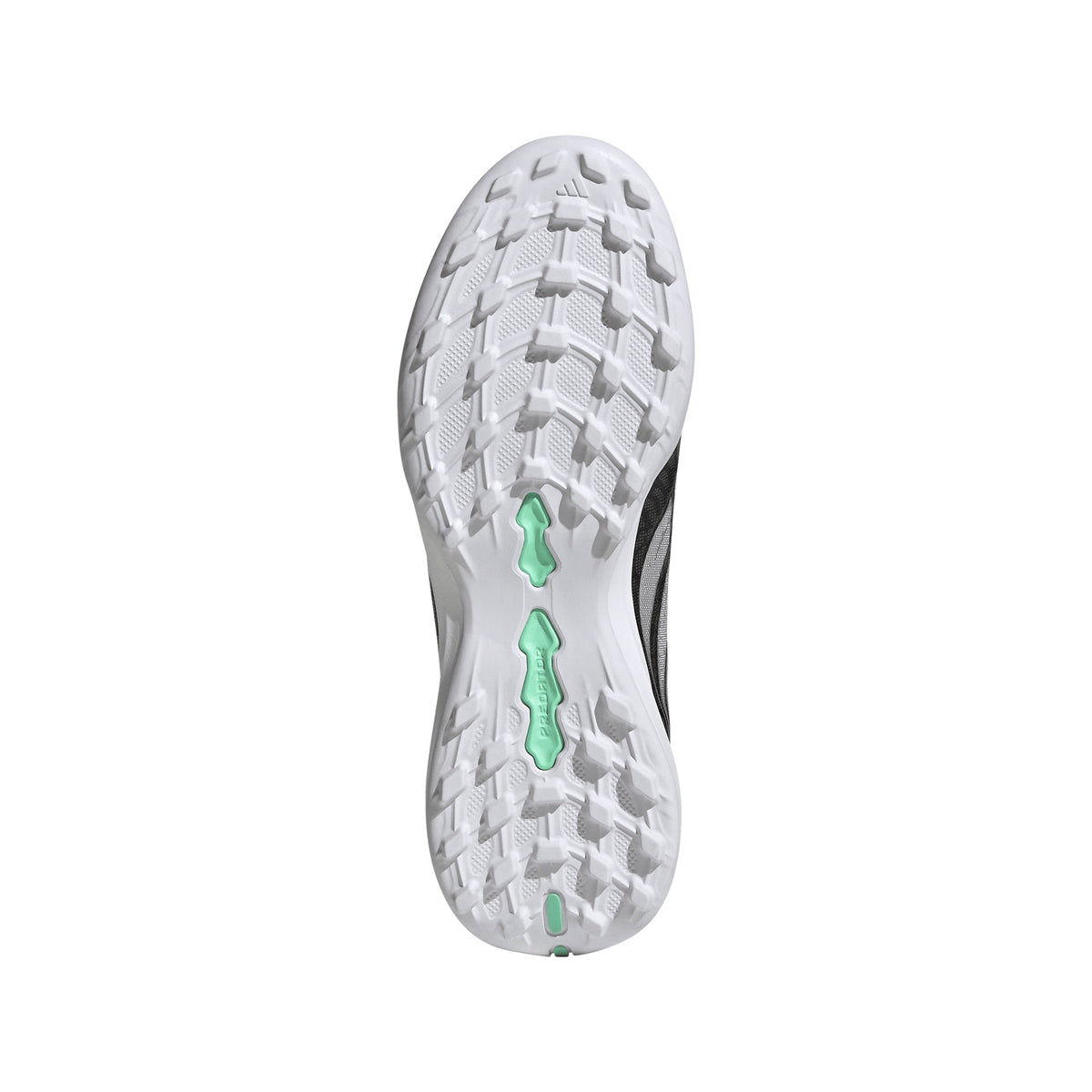 adidas Predator League TF Junior Turf Soccer Cleat - Core Black / Silver Metallic / Pulse Mint