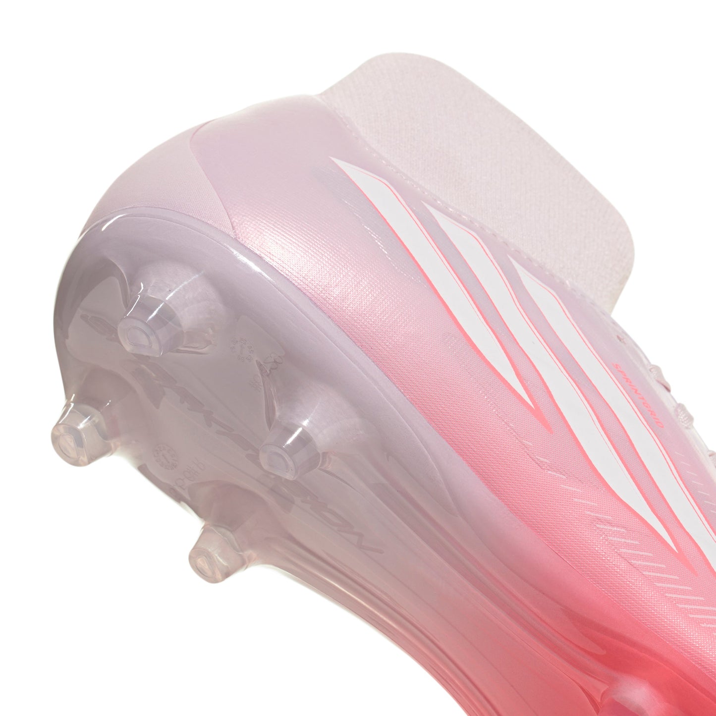 adidas Women’s F50 Sparkfusion League Mid FG Firm Ground/Artificial Grass - Solar Turbo / Cloud White / Distilled Pink