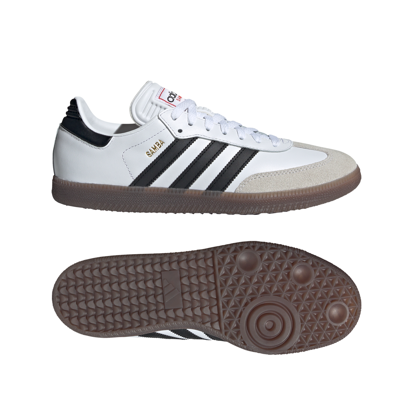adidas Samba Classic Indoor Soccer Shoe - White/Black
