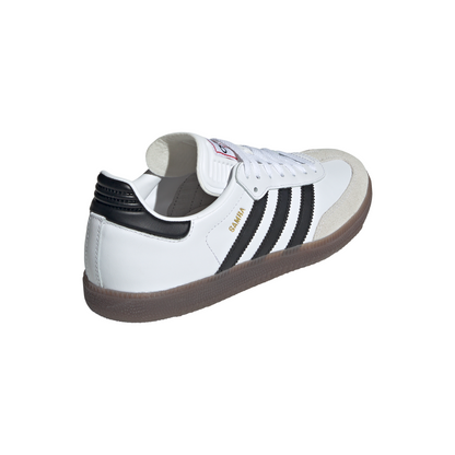 adidas Samba Classic Indoor Soccer Shoe - White/Black