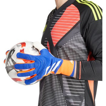 Adidas Predator GL Pro Goalkeeper Gloves- Blue/Solar Red/White