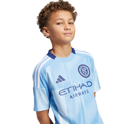 adidas Youth New York City FC 2025/2026 Home Jersey