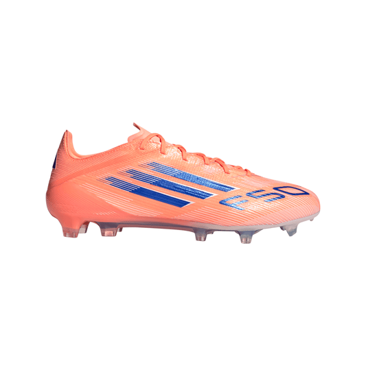 adidas F50 Elite FG Firm Ground Soccer Cleats- Beam Orange / Lucid Blue / Cloud White