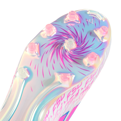 adidas Women’s F50 Sparkfusion Elite Mid FG Firm Ground/Artificial Grass - Cloud White / Lucid Pink / Cloud White