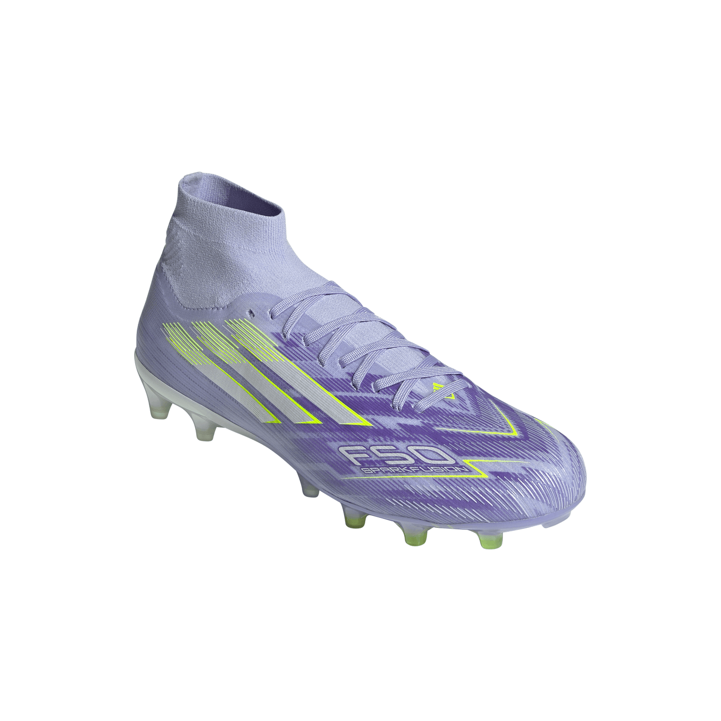 adidas F50 Sparkfusion Pro FG Women’s Firm Ground Soccer Cleat -Violet Tone / Lucid Lemon / Purple Rush