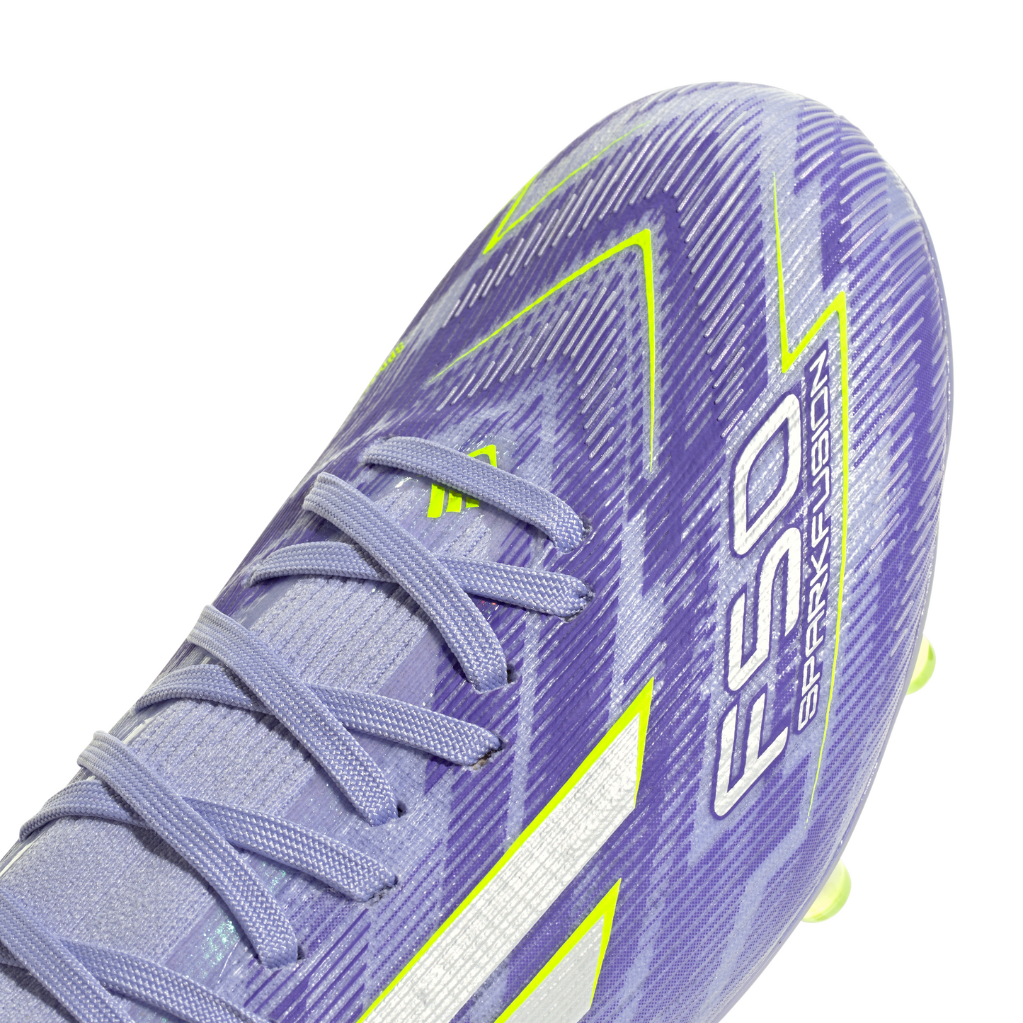 adidas F50 Sparkfusion Pro FG Women’s Firm Ground Soccer Cleat -Violet Tone / Lucid Lemon / Purple Rush
