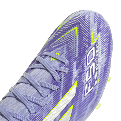 adidas F50 Sparkfusion Pro FG Women’s Firm Ground Soccer Cleat -Violet Tone / Lucid Lemon / Purple Rush