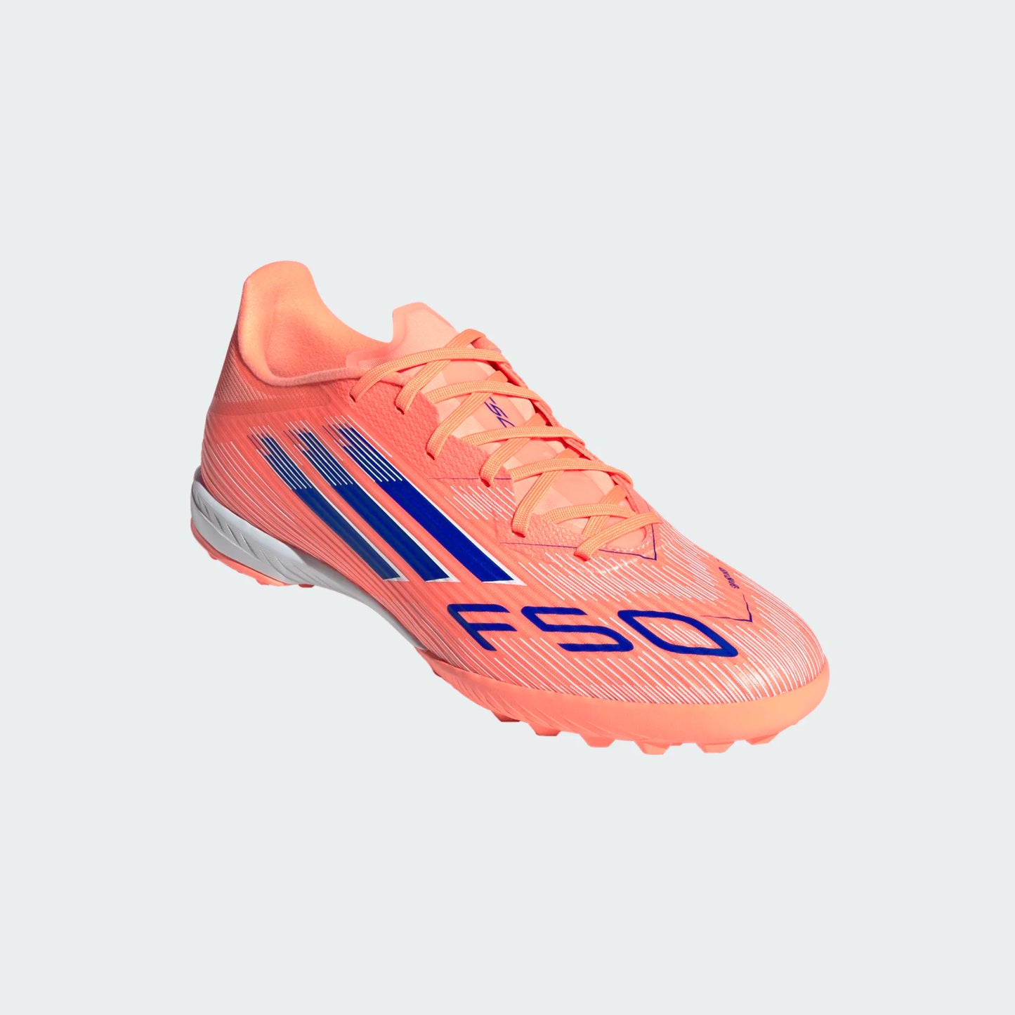 adidas F50 League TF Turf Shoes - Beam Orange / Lucid Blue/ Ftwr White