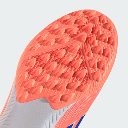 adidas F50 League TF Turf Shoes - Beam Orange / Lucid Blue/ Ftwr White