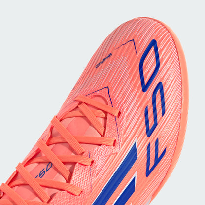 adidas F50 League TF Turf Shoes - Beam Orange / Lucid Blue/ Ftwr White