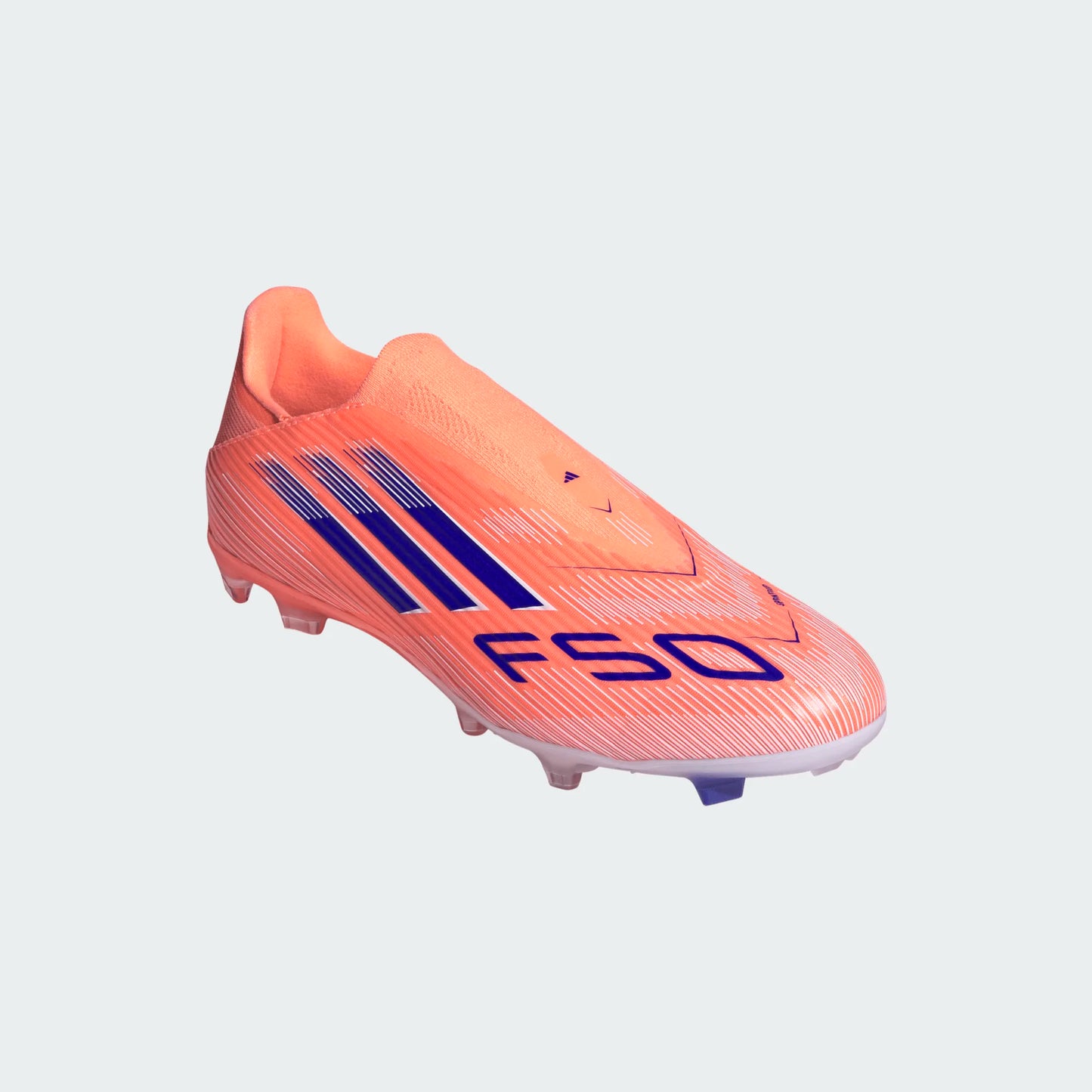 adidas F50 LL Fg/Mg Firm Ground/Multi Ground Soccer Cleats - Beam Orange / Lucid Blue/ Ftwr White