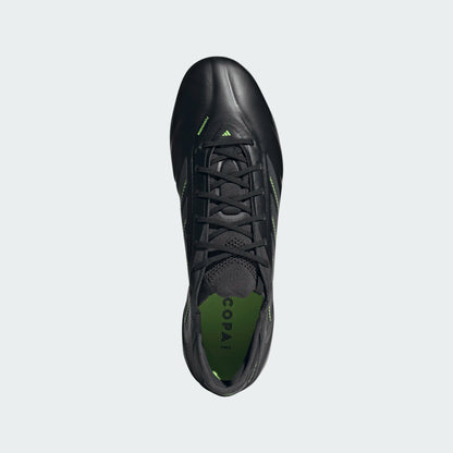 adidas Copa Pure 3 Elite FG Firm Ground Soccer Cleats- Core Black /Solid Grey / Lucid Lemon