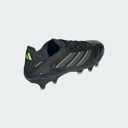 adidas Copa Pure 3 Elite FG Firm Ground Soccer Cleats- Core Black /Solid Grey / Lucid Lemon