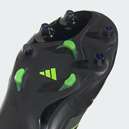 adidas Copa Pure 3 Elite FG Firm Ground Soccer Cleats- Core Black /Solid Grey / Lucid Lemon