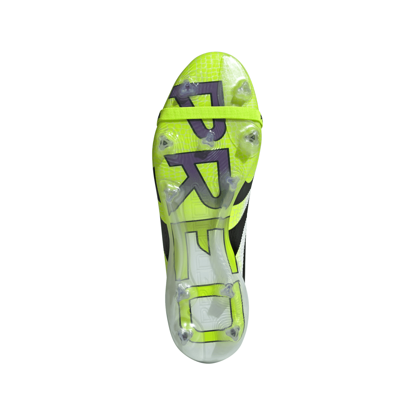 adidas Predator Elite FoldTongue FT FG Firm Ground Soccer Cleats- Cloud White / Core Black / Lucid Lemon