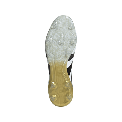 adidas Predator Pro FT FG Firm Ground Soccer Cleat - Cloud White / Core Black / Gold Metallic