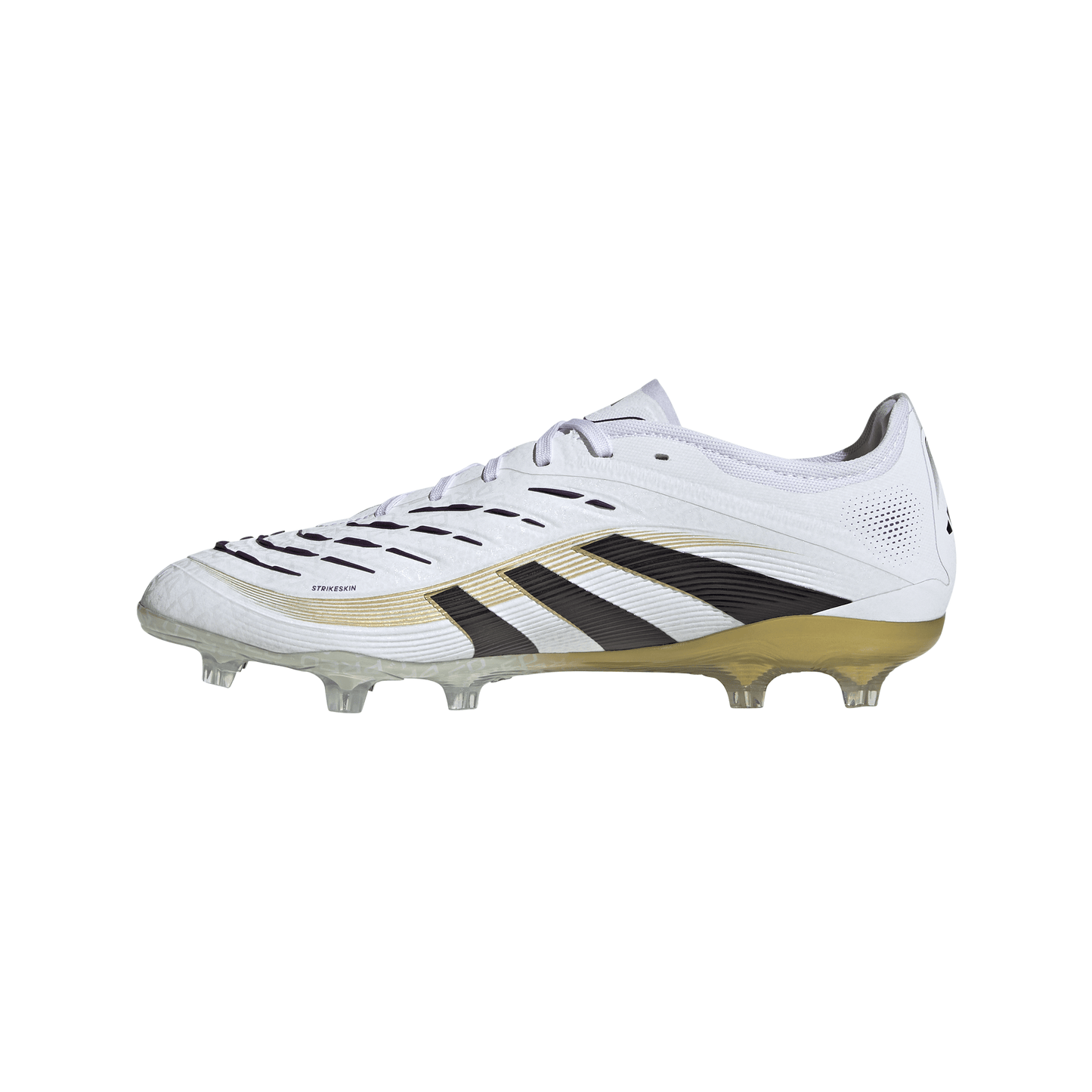 adidas Predator Pro FT FG Firm Ground Soccer Cleat - Cloud White / Core Black / Gold Metallic