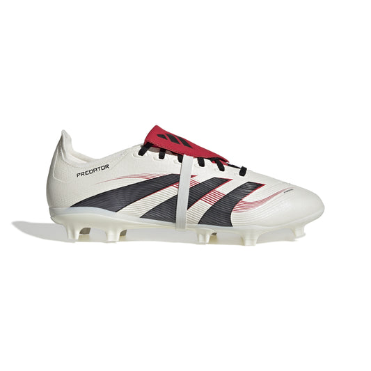adidas Predator League Fold Tounge FG Firm Ground Soccer Cleat - OWhite/ Black/ Purub