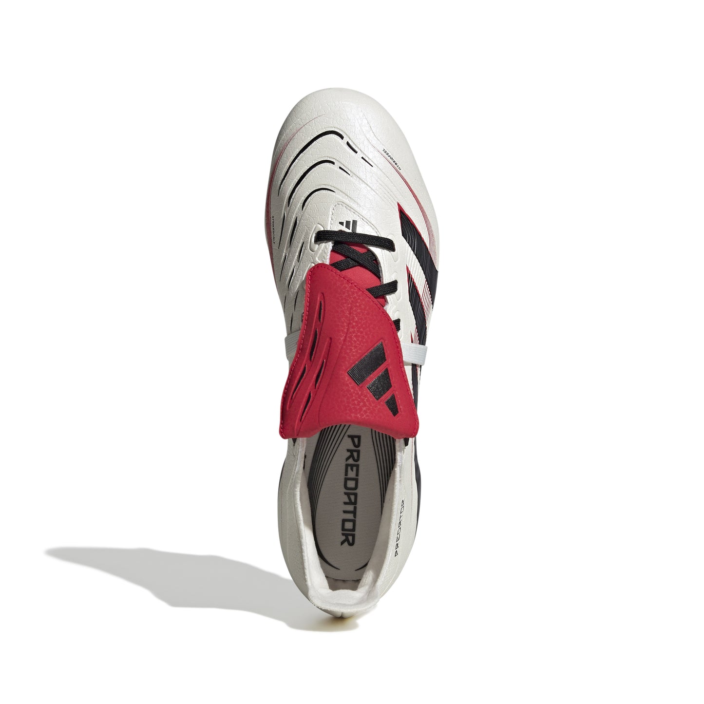 adidas Predator League Fold Tounge FG Firm Ground Soccer Cleat - OWhite/ Black/ Purub