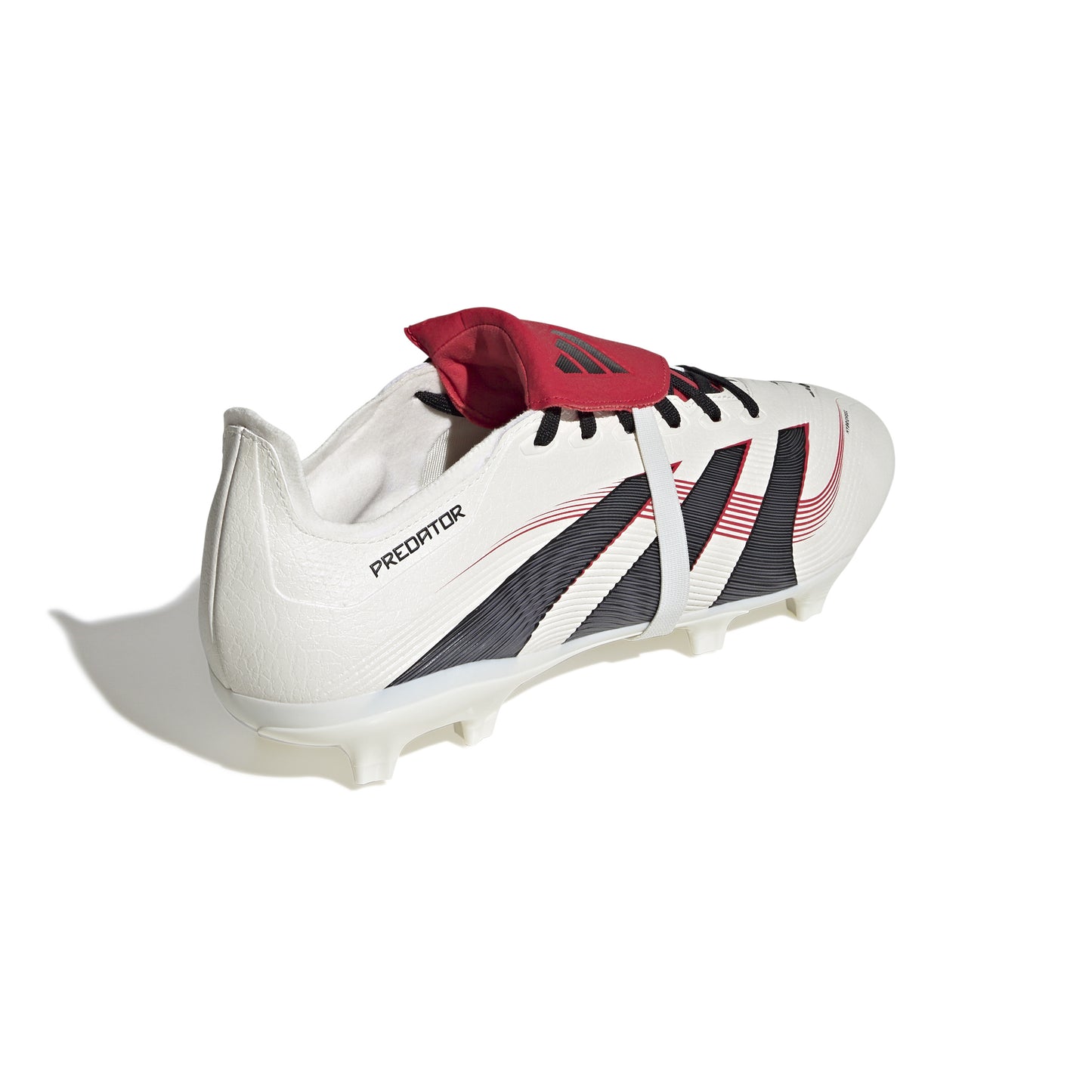 adidas Predator League Fold Tounge FG Firm Ground Soccer Cleat - OWhite/ Black/ Purub