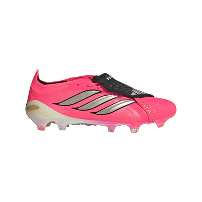 adidas Predator Elite FoldTongue FT FG Firm Ground Soccer Cleats- Solar Turbo/Thermal Chrome/Core Black