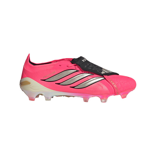 adidas Predator Elite FoldTongue FT FG Firm Ground Soccer Cleats- Solar Turbo/Thermal Chrome/Core Black