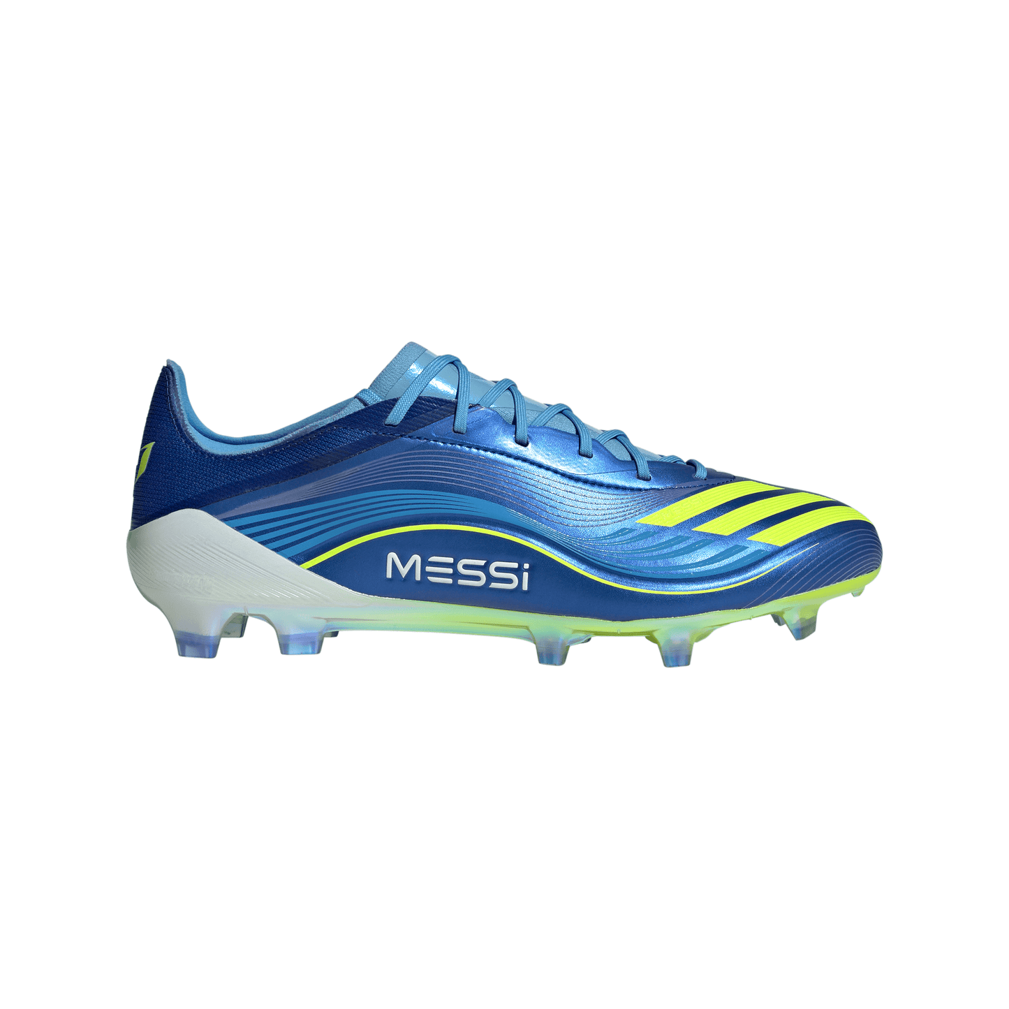 adidas F50 Elite Messi FG Firm Ground Soccer Cleats- Team Royal Blue/Solar Yellow/Semi Blue Burst