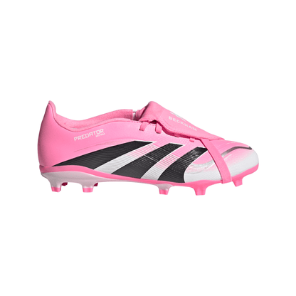 adidas Predator League Beckham Fold Tongue  FT FG Junior Firm Ground Soccer Cleat - Beam Pink/Core Black/White