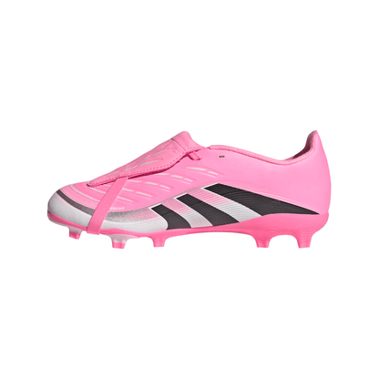 adidas Predator League Beckham Fold Tongue  FT FG Junior Firm Ground Soccer Cleat - Beam Pink/Core Black/White
